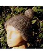 Bonnet pompon anthracite