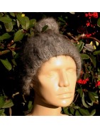 Bonnet pompon anthracite