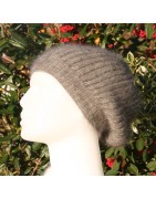 anthracite 100% angora grand bonnet côte