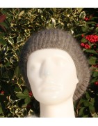 anthracite 100% angora grand bonnet côte