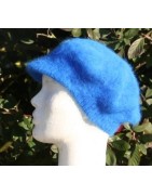 bleu roy 80% angora Casquette