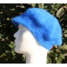 bleu roy 80% angora Casquette