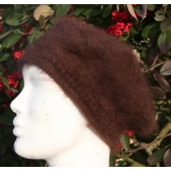 marron 80% angora Béret