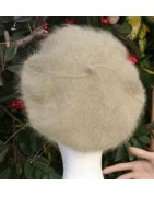 kaki 80% angora Béret