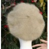 kaki 80% angora Béret