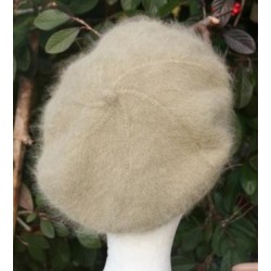 kaki 80% angora Béret