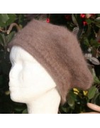 châtaigne foncé 80% angora Béret