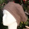 châtaigne foncé 80% angora Béret