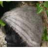 anthracite 100% angora Bonnet turban