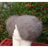 anthracite 100% angora bonnet fantaisie