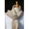 camel 100% angora Echarpe cote 2/2