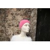 vieux rose 80% angora petit bonnet