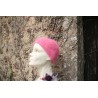 vieux rose 80% angora petit bonnet