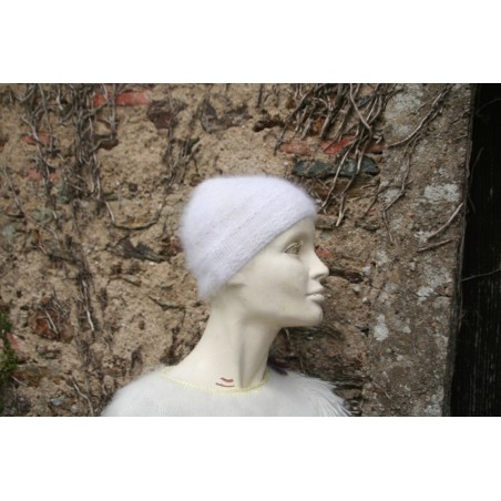 blanc 80% angora petit bonnet