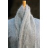 garenne 100% angora Echarpe torsade