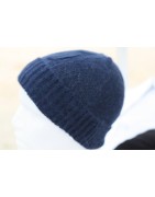 Marine 40% angora Bonnet Torsade