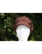 marron 80% angora Casquette