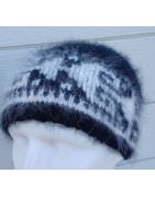 bonnet fantaisie 100%angora & 80%angora