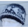 bonnet fantaisie 100%angora & 80%angora