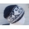 bonnet fantaisie 100%angora & 80%angora