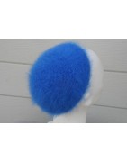 bleu roy 80% angora petit bonnet