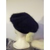 noir 100% angora Béret