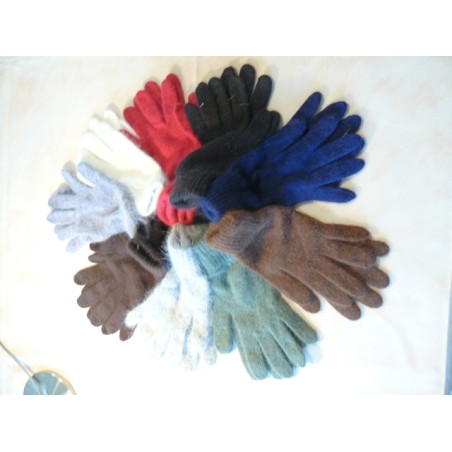 GANTS 40% angora 40% mérinos 20% polyamide