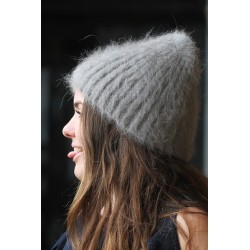 copie de Garenne 100% angora Bonnet côte 2/2