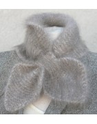 écharpe cravate 100% angora