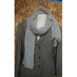 écharpe unique 80% angora 20% mérinos