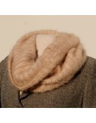 Snood  100% angora - 80% angora 20% mérinos