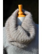 Snood  100% angora - 80% angora 20% mérinos