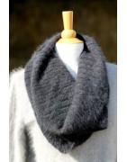 Snood  100% angora - 80% angora 20% mérinos