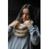 Snood  100% angora - 80% angora 20% mérinos