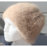 Bonnet Fleur 100% angora