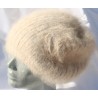 Bonnet Fleur 100% angora