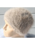 Bonnet Fleur 100% angora