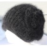 Bonnet Fleur 100% angora