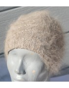 Bonnet Vague 100% angora