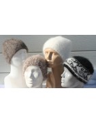 bonnet fantaisie 100%angora & 80%angora