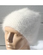 bonnet fantaisie 100%angora & 80%angora