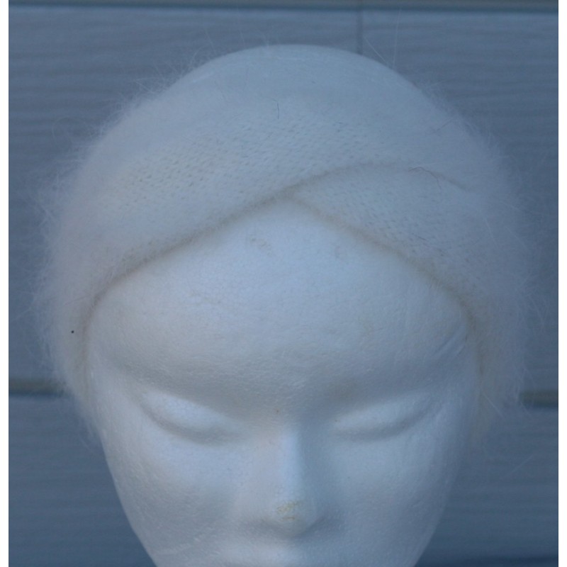Serre Tête 100% angora - 80% angora 20% mérinos Serre Tête 100% angora - 80% angora 20% mérinos