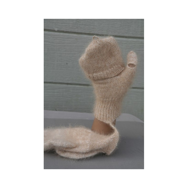 Mitaines Capuche 100% angora Mitaines Capuche 100% angora