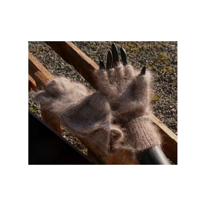 Mitaines Capuche 100% angora Mitaines Capuche 100% angora