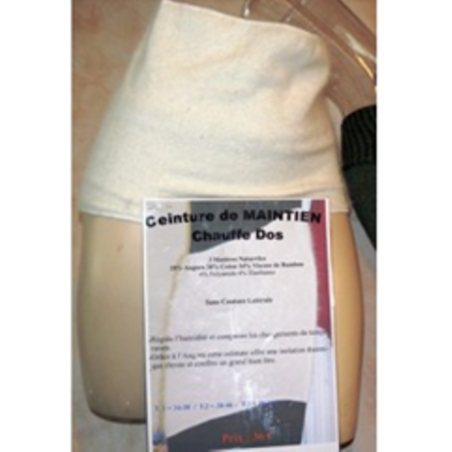 Ceinture Chauffe dos angora-coton