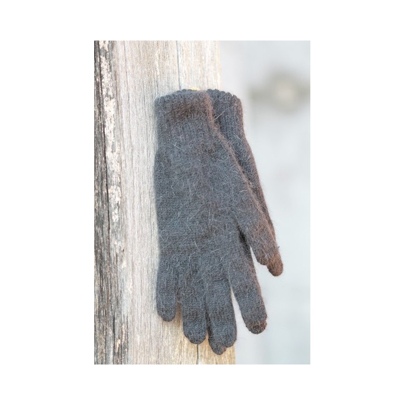 noir 40% angora gants