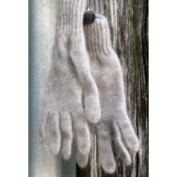 gris naturel 40% angora gants