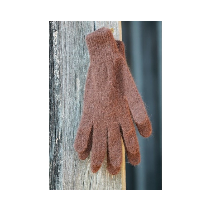 chocolat 40% angora gants