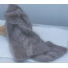 havane 100% angora Echarpe torsade