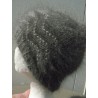 anthracite 100% angora Bonnet vague